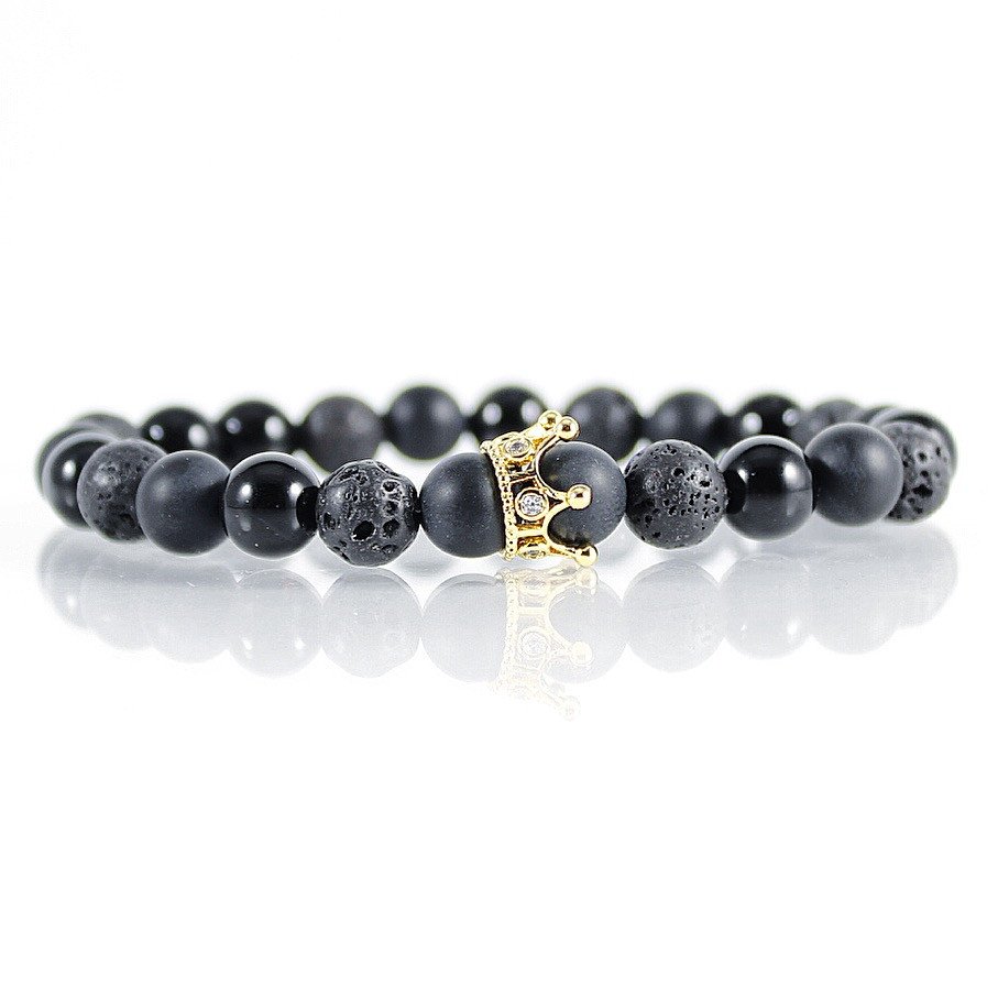 Krone - beaded men bracelet 